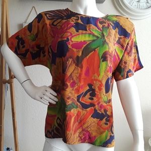 VTG Nicola top/ blouse colorful Medium